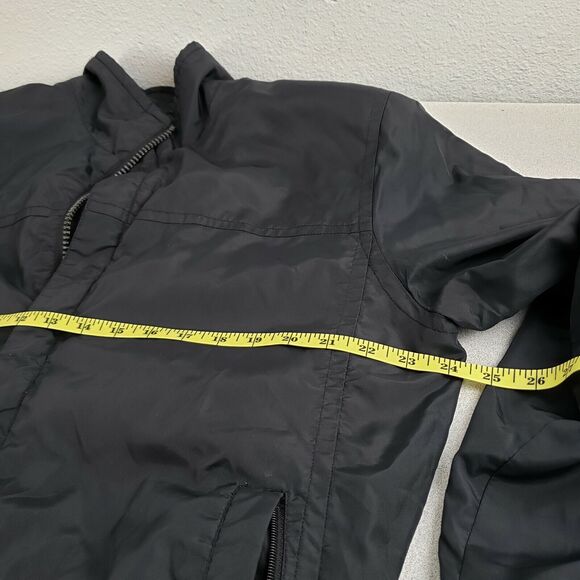 Marc New York Mens Black Nylon Full Zip Long Sleeve Bomber‎ Jacket Size Large - Picture 8 of 8